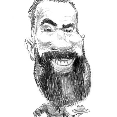 Caricature d'après photo