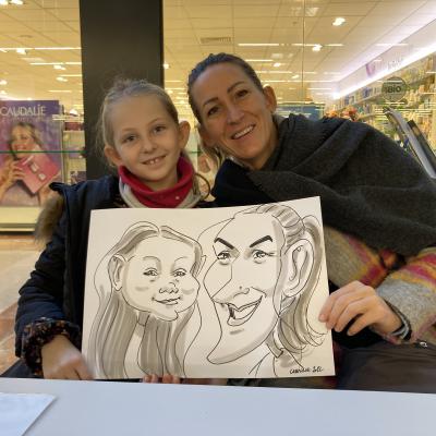 caricature de couple